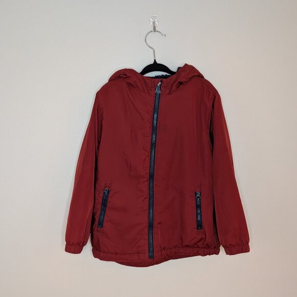 💙 2 for 15 💙 Gap Sherpa Lined Dino Hood Jacket - Picture 1 of 3